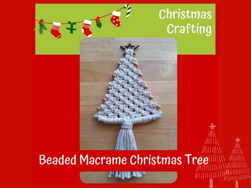 Beaded Macrame Christmas Tree Workshop